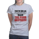Ladies Surrounded Again T-shirt Style001