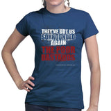 Ladies Surrounded Again T-shirt Style001