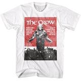 The Crow - Vintage Poster - American Classics - Solid White Adult Short Sleeve T-Shirt