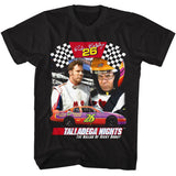 Talladega Nights - Ricky Collage - American Classics - Solid Black Adult Short Sleeve T-Shirt