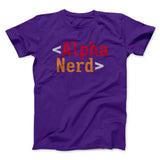 Alpha Nerd Men/Unisex T-Shirt