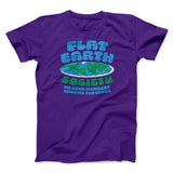 Flat Earth Society Funny Men/Unisex T-Shirt