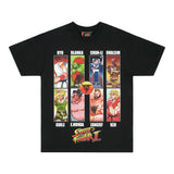 STREET FIGHTER GRID SHIRT (BLACK)