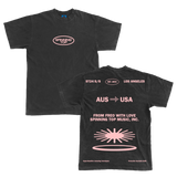 Oval Faded (Black) T-shirt