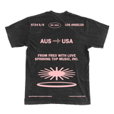 Oval Faded (Black) T-shirt