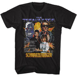 Terminator - Year Of Darkness - American Classics - Solid Black Adult Short Sleeve T-Shirt