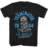 Terminator - Collegiate - American Classics - Solid Black Adult Short Sleeve T-Shirt