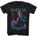 Terminator - Hasta La Vista Baby - American Classics - Black Adult Short Sleeve T-Shirt