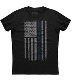 Back The Blue Protect Serve Honor T-shirt (O)
