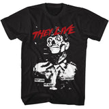 They Live - No Thought - American Classics - Solid Black Adult Short Sleeve T-Shirt
