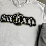 THREE SIX MAFIA 'SYRUP CIRCUS' HEAVYWEIGHT WHITE T-SHIRT