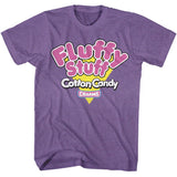 Tootsie Roll - S Fluffy Stuff Triangle - American Classics - Heather Purple Adult Short Sleeve T-Shirt