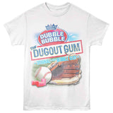 Tootsie Roll - The Dugout Gum - American Classics - White Solid Adult Short Sleeve T-Shirt