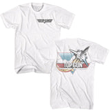 Top Gun - Vintage Jet - American Classics - Solid White Adult Short Sleeve T-Shirt