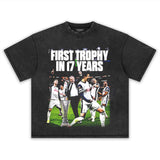 TOTTENHAM WIN THE EUROPA LEAGUE V3 TEE Style001