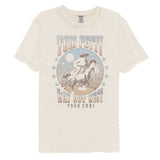 Tom Petty - Way Out West 2001 - American Classics - Solid Beige Adult Short Sleeve Comfort Color T-Shirt