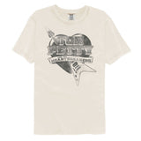 Tom Petty - Guitar Heart - American Classics - Solid Beige Adult Short Sleeve Comfort Color T-Shirt