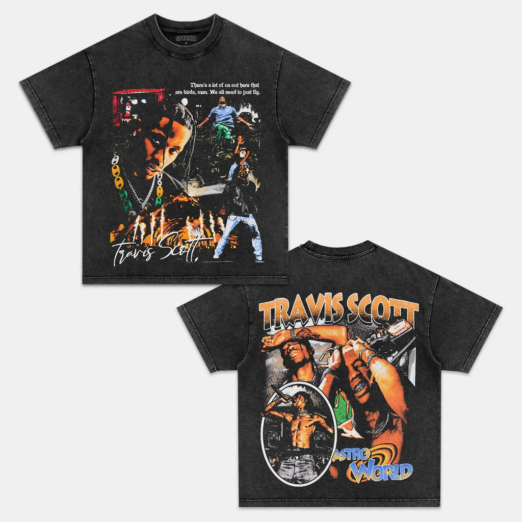 TRAVIS SCOTT VINTAGE TEE Style001