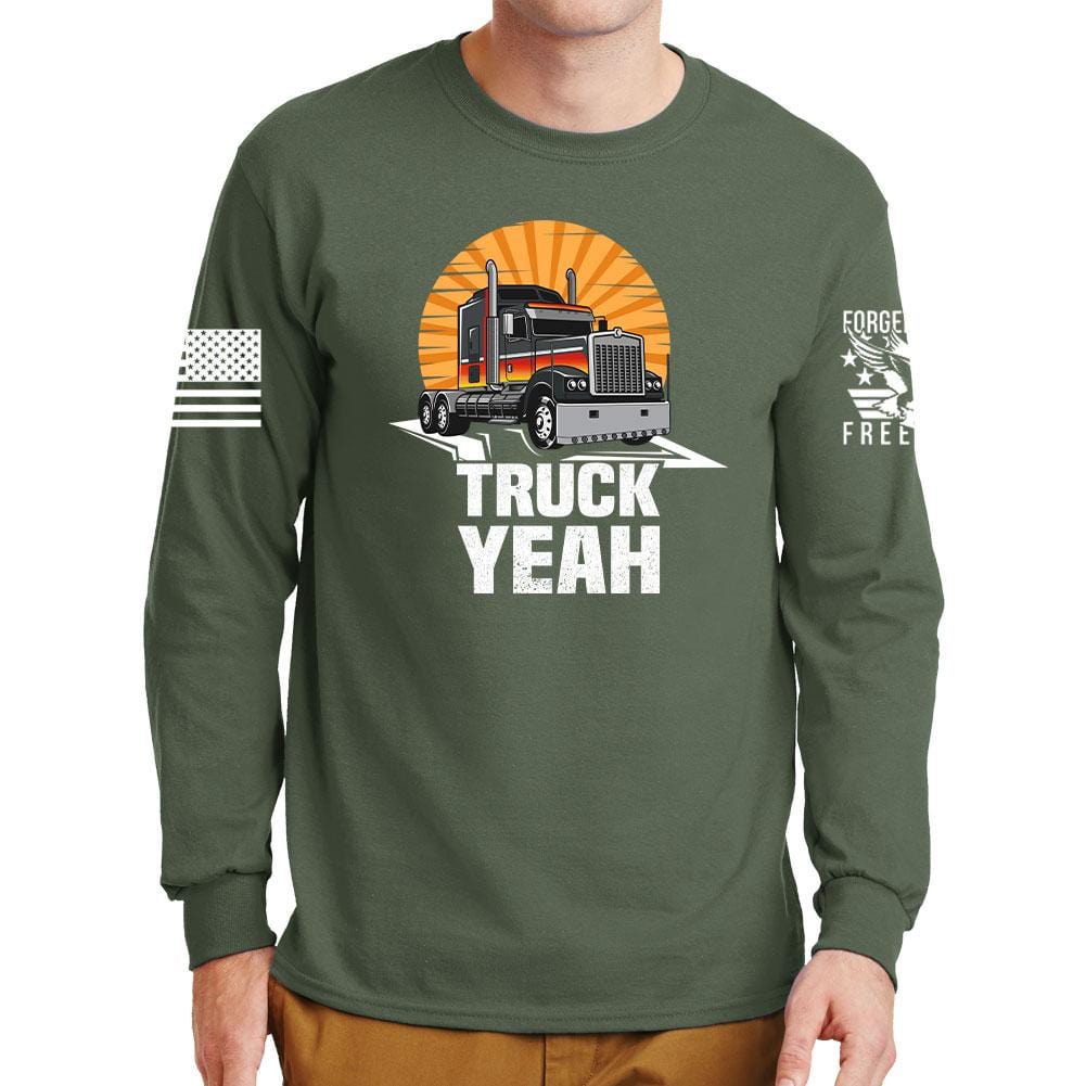 Truck Yeah Long Sleeve T-shirt Style001