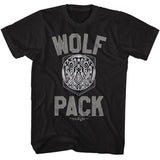 Twilight - Wolf Pack - American Classics - Solid Black Adult Short Sleeve T-Shirt