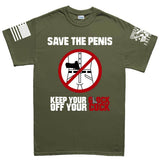 Save The Penis Men's T-shirt Style001