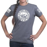 Ladies Yankee Marshal Fudd Seal of Approval T-shirt Style001
