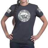 Ladies Yankee Marshal Fudd Seal of Approval T-shirt Style001