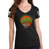 Ladies Hunting Werewolves Is My Workout V-Neck T-shirt Style001