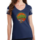 Ladies Hunting Werewolves Is My Workout V-Neck T-shirt