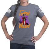 Tactical Wizard Halloween Ladies T-shirt Style001