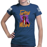 Tactical Wizard Halloween Ladies T-shirt Style001