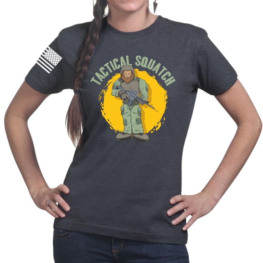 Ladies Tactical Squatch T-shirt Style001