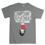 Men's Complaints Department T-shirt Style001