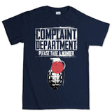 Men's Complaints Department T-shirt Style001