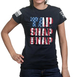 Ladies Tap Snap Or Nap T-shirt Style001
