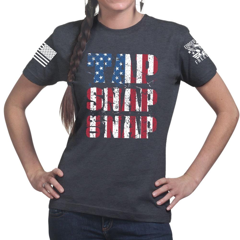 Ladies Tap Snap Or Nap T-shirt Style001