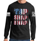 Tap Snap Or Nap Long Sleeve T-shirt Style001