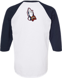 TASTY STEVE - 'Tasty Tee' Raglan Shirt - Cardinals Blue
