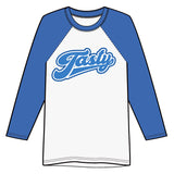 TASTY STEVE - 'Tasty Tee' Raglan Shirt - Blue