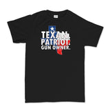 Texas Patriot Gun Owner Mens T-shirt Style001
