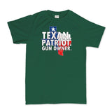 Texas Patriot Gun Owner Mens T-shirt Style001