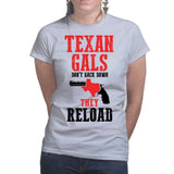 Texan Gals Don't Back Down Ladies T-shirt Style001