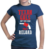 Texan Gals Don't Back Down Ladies T-shirt Style001