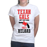 Texan Gals Don't Back Down Ladies T-shirt Style001