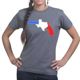 Texas Gun Ladies T-shirt Style001