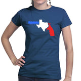Texas Gun Ladies T-shirt