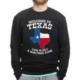 Texas Not a Gun Free Zone Mens Sweatshirt Style001