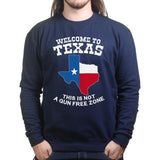 Texas Not a Gun Free Zone Mens Sweatshirt Style001