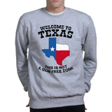 Texas Not a Gun Free Zone Mens Sweatshirt Style001