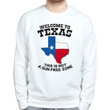 Texas Not a Gun Free Zone Mens Sweatshirt